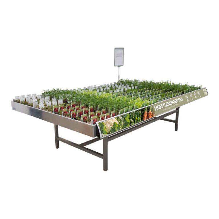 Concept Moestuingroenten Concepttafel met moestuinplanten